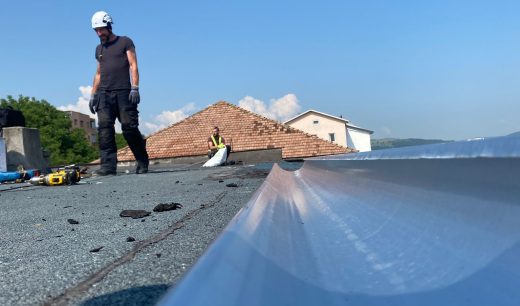 montaje jgheaburi cu alpinisti utilitari